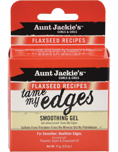 AUNT JACKIE'S TAME MY EDGES SMOOTHING GEL 71gr. 2.5oz. FLAXSEED RECIPES