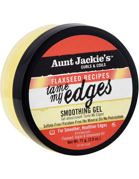AUNT JACKIE'S TAME MY EDGES SMOOTHING GEL 71gr. 2.5oz. FLAXSEED RECIPES