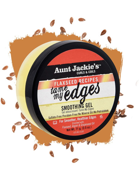 AUNT JACKIE'S TAME MY EDGES SMOOTHING GEL 71gr. 2.5oz. FLAXSEED RECIPES