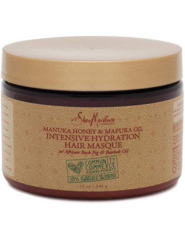 SHEA MOISTURE INTENSIVE HYDRATION HAIR MASQUE 354ml. 12oz.