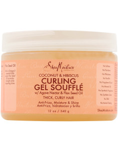 Shea Moisture Curling Gel Souffle 340gr. 12oz. Coconut,Hibiscus