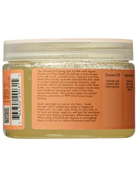 Shea Moisture Curling Gel Souffle 340gr. 12oz. Coconut,Hibiscus