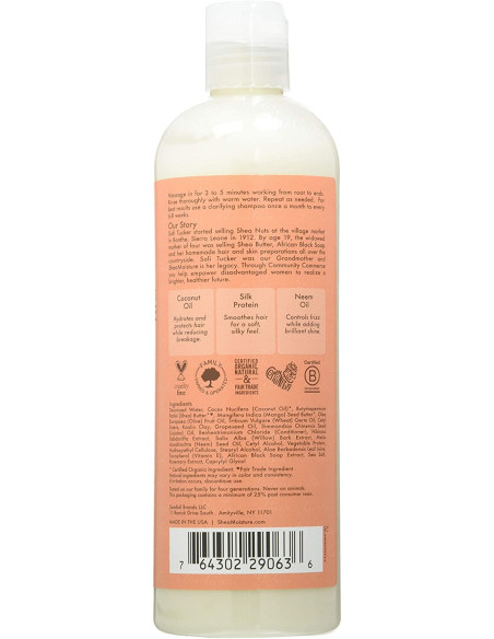 Shea Moisture Curl Cowash Conditioner Cleanser 237ml Coconut,Hibiscus