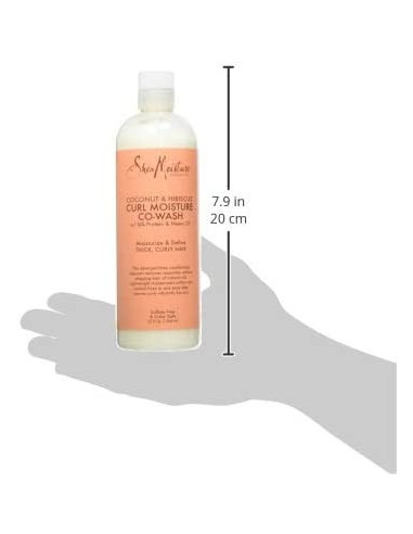 Shea Moisture Curl Cowash Conditioner Cleanser 237ml Coconut,Hibiscus