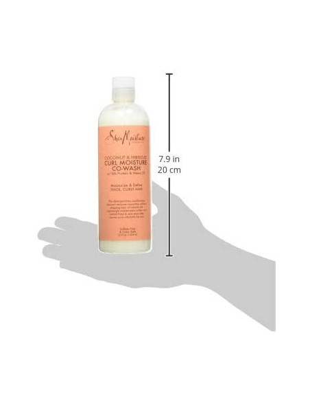 Shea Moisture Curl Cowash Conditioner Cleanser 237ml Coconut,Hibiscus