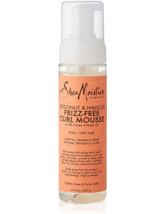 Shea Moisture Curl Mousse Frizz-Free 222ml. 7.5oz. Coconut,Hibiscus