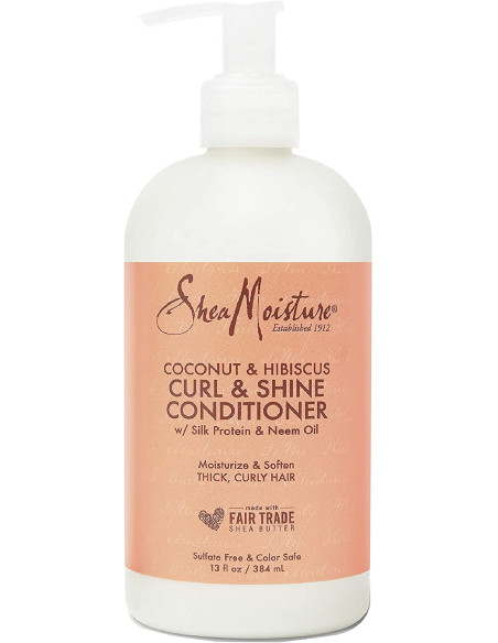 Shea Moisture Curl Shine Conditioner 384ml. 13oz. Coconut,Hibiscus