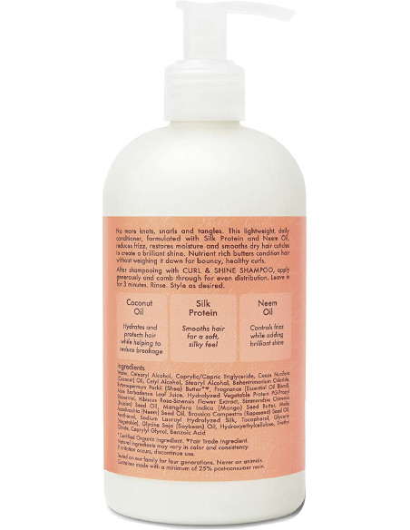 Shea Moisture Curl Shine Conditioner 384ml. 13oz. Coconut,Hibiscus