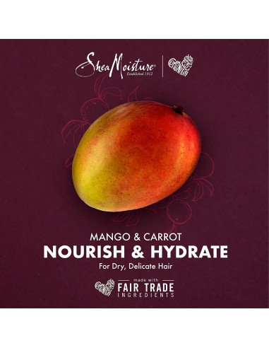 SHEA MOISTURE KIDS MANGO CARROT SHAMPOO 237ml.