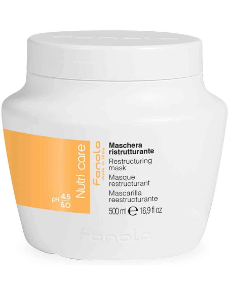 FANOLA MASK NUTRI CARE RESTRUCTURANTE 500ml. 16.9oz. Mascarilla