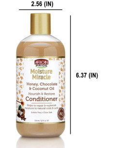 African Pride Moisture Miracle Conditioner Honey,Choco,354ml
