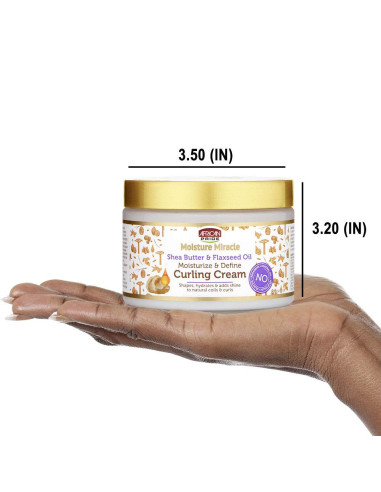 African Pride Moisture Miracle Curling Cream Shea Butter340gr. 12oz. Moisturize Define