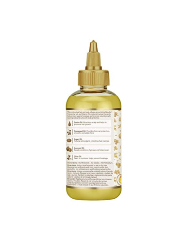 African Pride Moisture Miracle 5 Essentials Oil 118ml. 4oz. Castor,Grapeseed,Argan,Coconut Olive