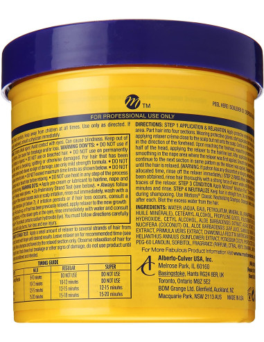 MOTIONS HAIR RELAXER SUPER 425GR.