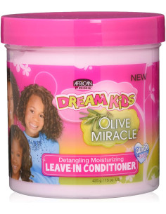 AFRICAN PRIDE DREAM KIDS OLIVE MIRACLE LEAVE-IN CONDITIONER 425gr. 15oz. Detangling Moisturizing
