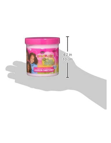 AFRICAN PRIDE DREAM KIDS OLIVE MIRACLE LEAVE-IN CONDITIONER 425gr. 15oz. Detangling Moisturizing