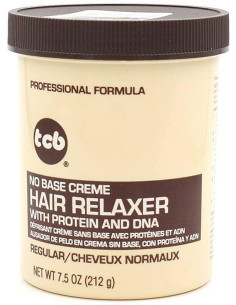 TCB HAIR RELAXER REGULAR 212gr. 7.5oz. no base creme hair relaxer with protein and dna