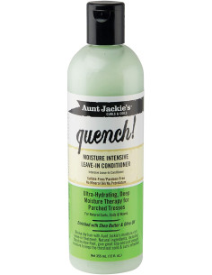 AUNT JACKIE'S QUENCH LEAVE-IN CONDITIONER 355ml. 12oz. Curls Coils Moisture Intensive