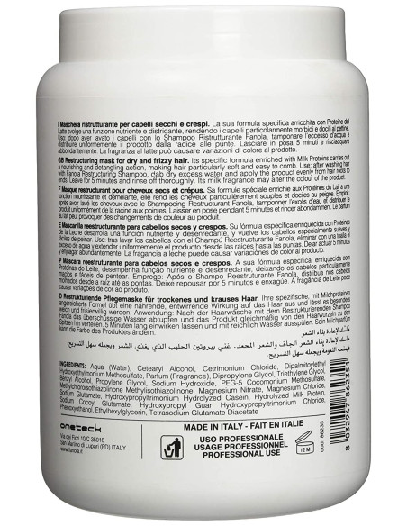 FANOLA MASK NUTRI CARE RESTRUCTURANTE 1500ml. 50.7oz. MASCARILLA