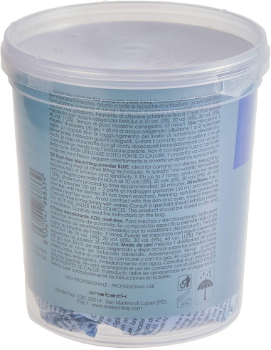 FANOLA POLVO DECOLORANTE AZUL 500gr. 17.6oz.