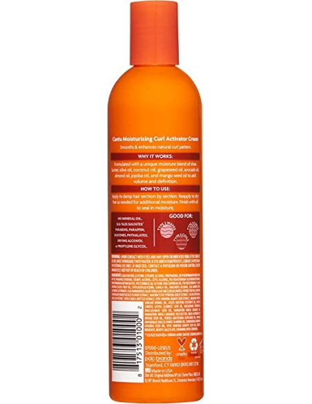 CANTU SHEA BUTTER MOISTURIZING CURL ACTIVATOR CREAM SULFATE FREE 355ML