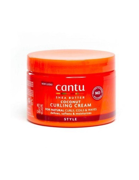 CANTU SHEA BUTTER FOR NATURAL HAIR COCONUT CURLING CREAM 340g