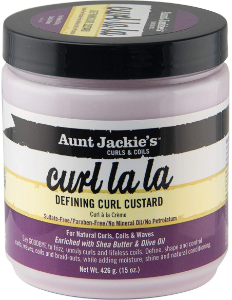 AUNT JACKIE'S CURL LA LA 426gr. 15oz. Curls Coils Defining Curl Custard