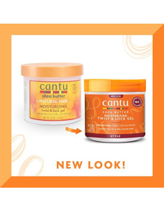 CANTU SHEA BUTTER NATURAL HAIR MOISTURIZING TWIST LOCK GEL 370gr. 13oz. 2