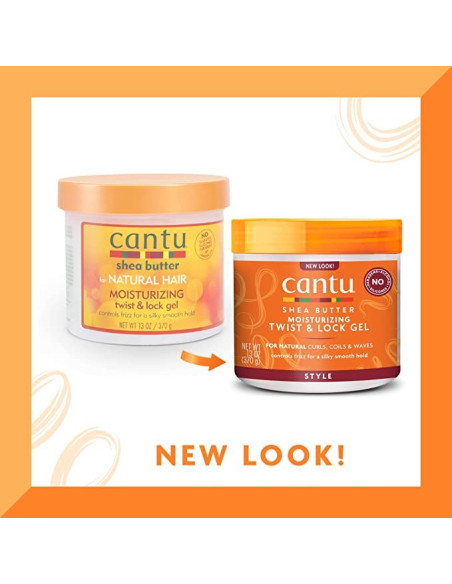 CANTU SHEA BUTTER NATURAL HAIR MOISTURIZING TWIST LOCK GEL 370gr. 13oz.