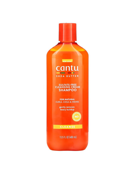 CANTU SHEA BUTTER SHAMPOO CLEANSING FOR NATURAL HAIR 400ml. 13.5oz.