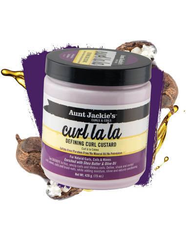 AUNT JACKIE'S CURL LA LA 426gr. 15oz. Curls Coils Defining Curl Custard