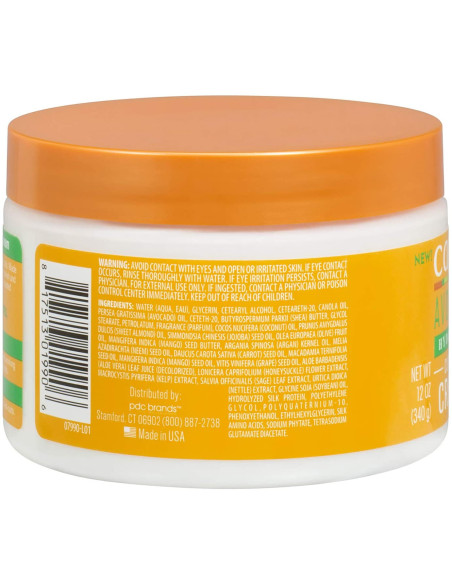 CANTU AVOCADO CURLING CREAM HYDRATING SHEA BUTTER SULFATE FREE 340r. 12oz.