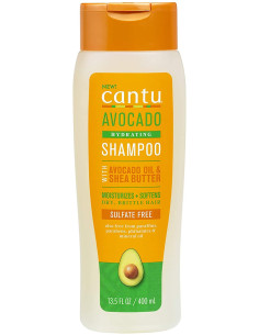 CANTU AVOCADO SULFATE-FREE SHAMPOO HYDRATING SHEA BUTTER 400ml. 13.5oz.