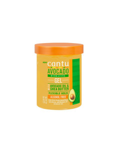 CANTU AVOCADO GEL DEFINIDOR HYDRATING STYLING  FLEXIBLE HOLD SHEA BUTTER 524gr. 18.5oz. 2