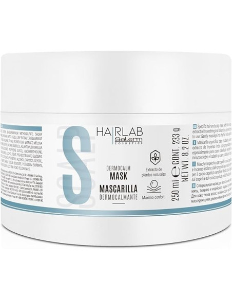 SALERM MASCARILLA DERMOCALMANTE HAIRLAB 250ml.