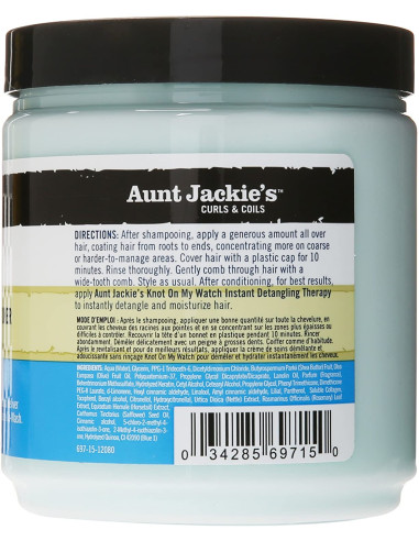 AUNT JACKIE'S IN CONTROL 426gr. 15oz. Curls Coils Anti Poof Moisturizing Softening Conditioner