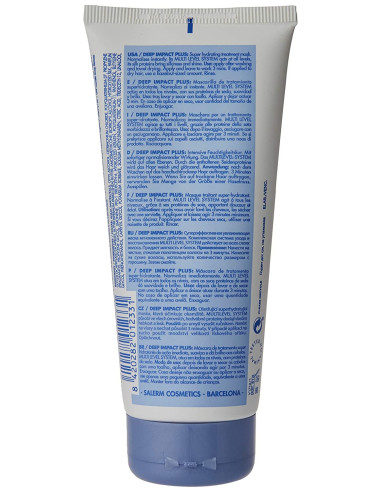 SALERM MASK DEEP IMPACT PLUS KERATIN SHOT 200ml.