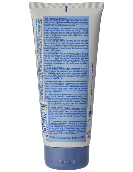 SALERM MASK DEEP IMPACT PLUS KERATIN SHOT 200ml.