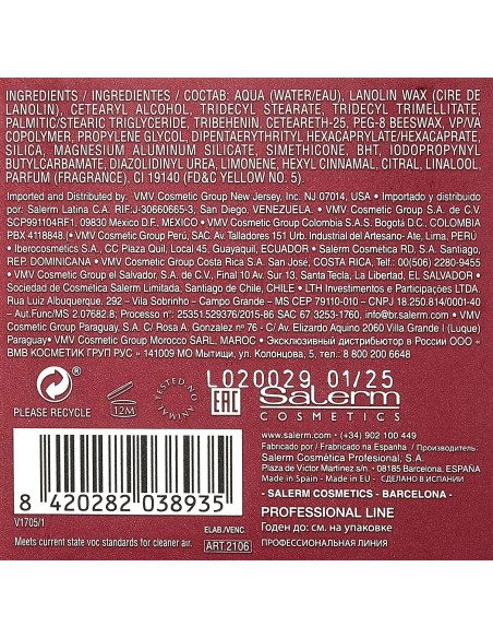 SALERM MATT WAX 50gr. PRO.LINE