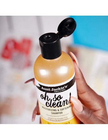 AUNT JACKIE'S OH SO CLEAN SHAMPOO 355ml. 12oz. Moisturizing & Softening