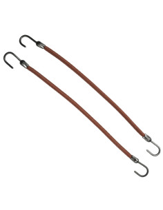 EUROSTIL GOMA GANCHO MARRON 12 UNID  REF. 637