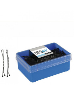 EUROSTIL CLIPS ONDULADOS NEGRO 50MM. REF. 1610/50 300UDS