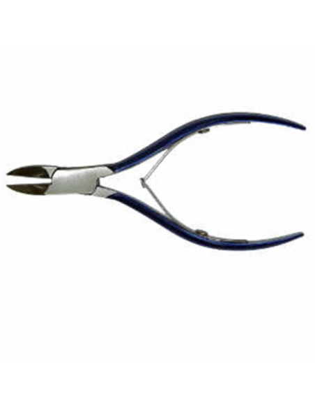 ALBI ALICATE DE UÑAS 2 MUELLES AZUL METALIZADO Ref. 7203/10