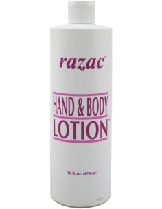 RAZAC HAND AND BODY LOTION 473ML 16OZ.
