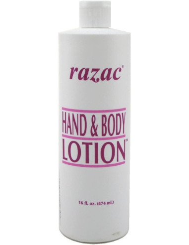 RAZAC HAND AND BODY LOTION 473ML 16OZ.