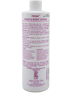 RAZAC HAND AND BODY LOTION 473ML 16OZ. 2